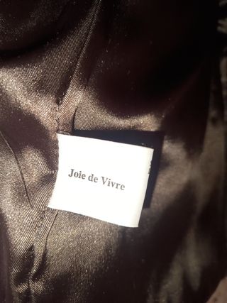 Chaqueta de ante marrón con cinturón / Marca Joie