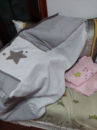 Mini cuna bebé 2 en 1 niño y niña 