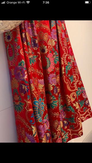 Traje vestido fallera