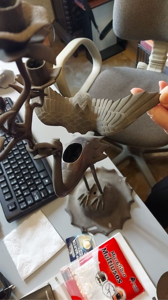 Portacandele in metallo (profumi)