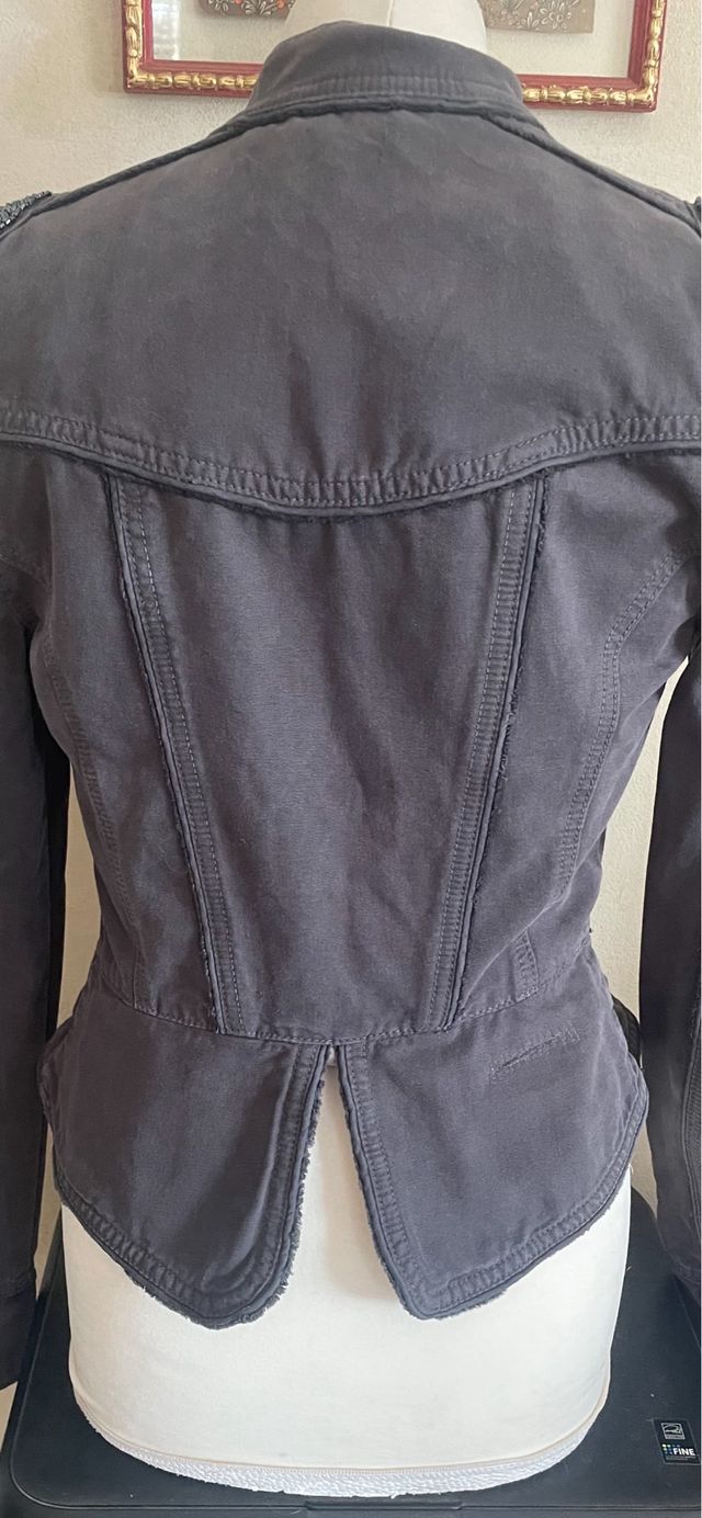 Guess blazer con revers con perline