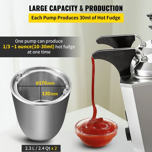 Scaldavivande Pompa per Formaggio Scaldacotte in