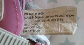 Patines en línea, talla 28-31