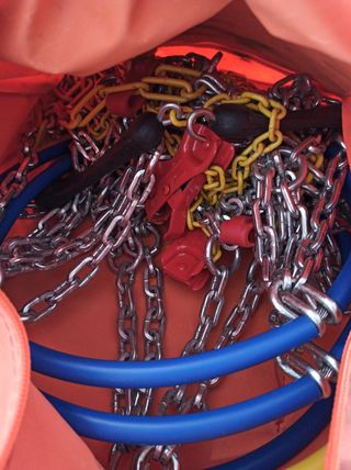 Cadenas para nieve.