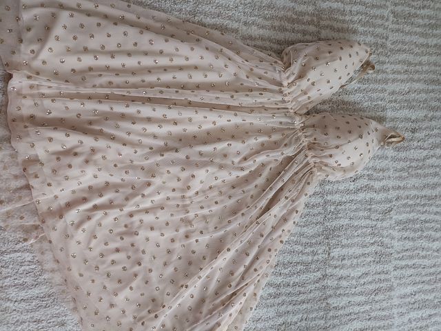 Mini dress con pois brillantinati