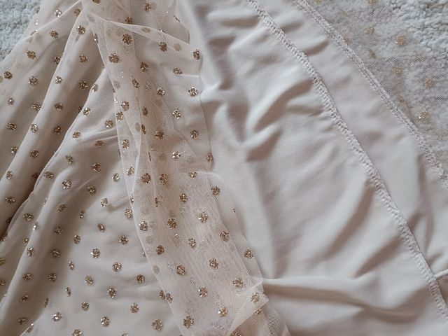 Mini dress con pois brillantinati