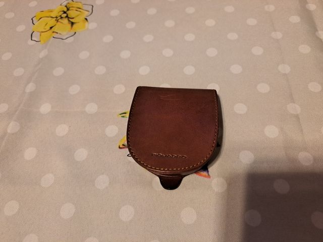 Porta monete piquadro in pelle