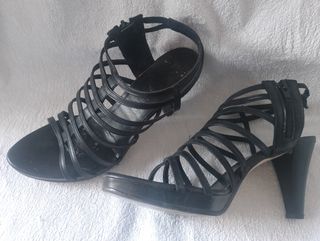 Zapato Fiesta Cuero Negro Num.40