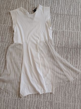 maglia/copricostume bianco 