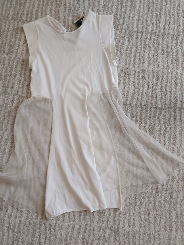 maglia/copricostume bianco