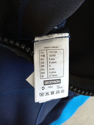 Muta mare bambino surf costume  pari a nuova