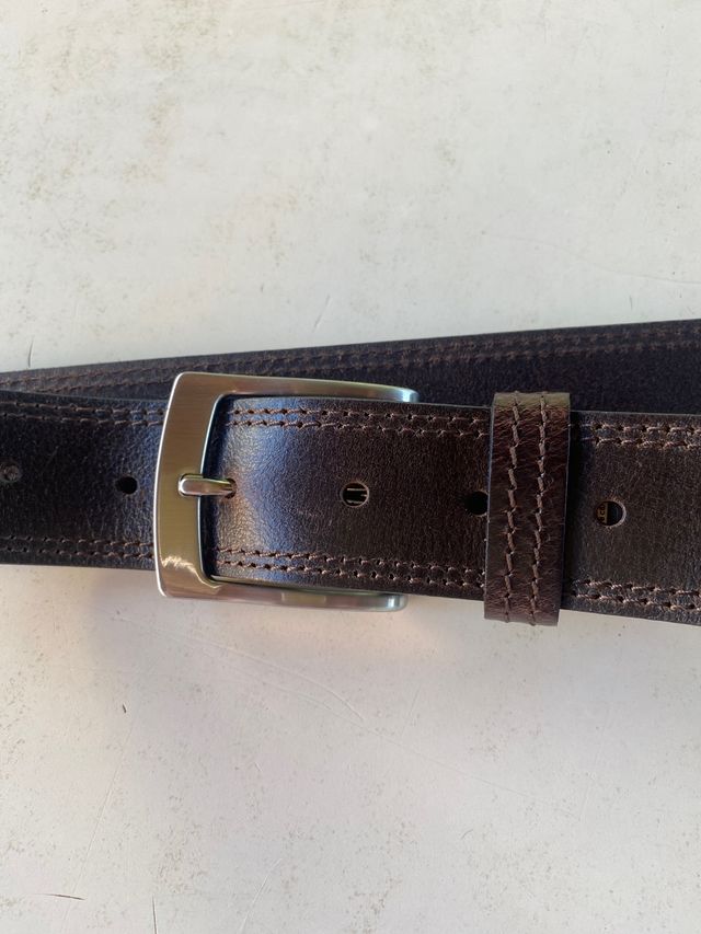 Cinturon artesanal piel pierre cardin