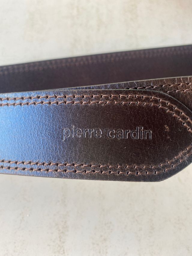 Cinturon artesanal piel pierre cardin