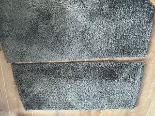 Alfombras pelo gris 110x60cm
