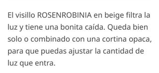 Cortina de visillo beige