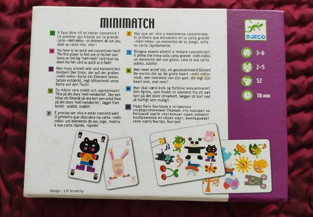 Juego de observación marca Djeco