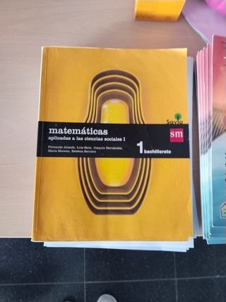 Libro matemáticas 1° Bachillerato 