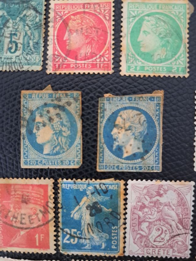 Francia 40 francobolli antichi