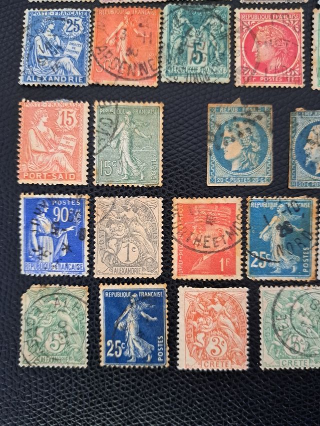 Francia 40 francobolli antichi