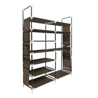 Zapatero Metálico 32 Pares 129x90x27 Marrón NUEVO