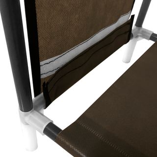 Zapatero Metálico 32 Pares 129x90x27 Marrón NUEVO