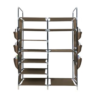 Zapatero Metálico 32 Pares 129x90x27 Marrón NUEVO