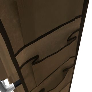 Zapatero Metálico 32 Pares 129x90x27 Marrón NUEVO