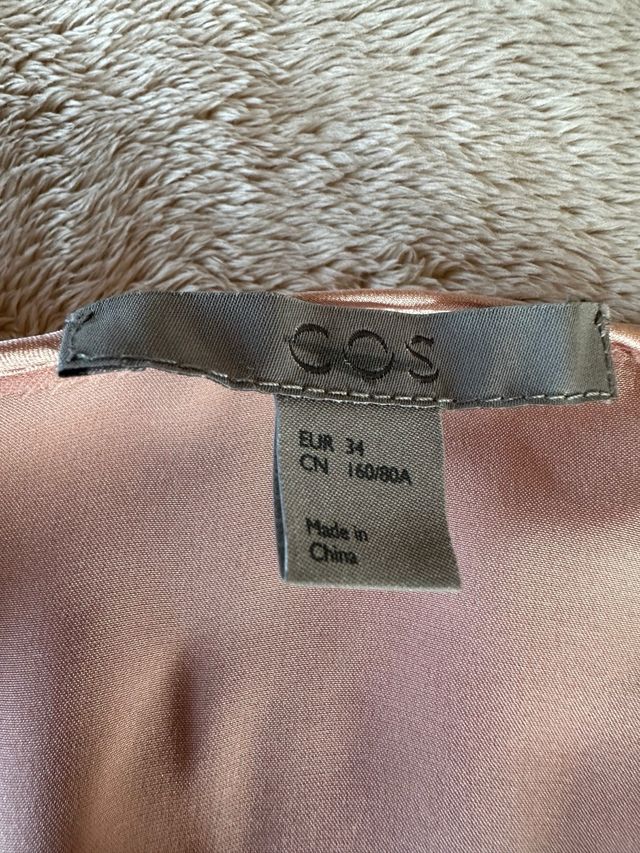 Blusa Cos rosa in 100% seta