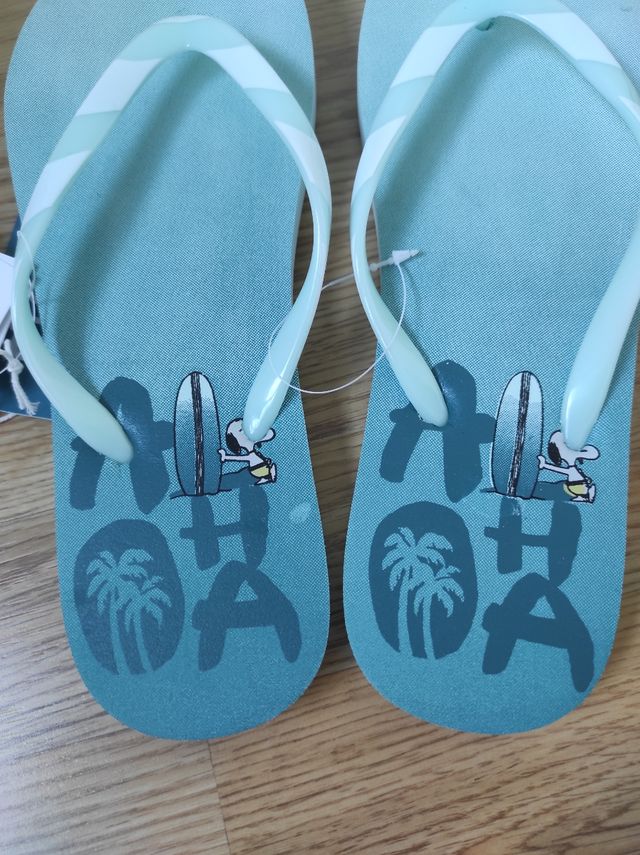 Chanclas Snoopy Aloha