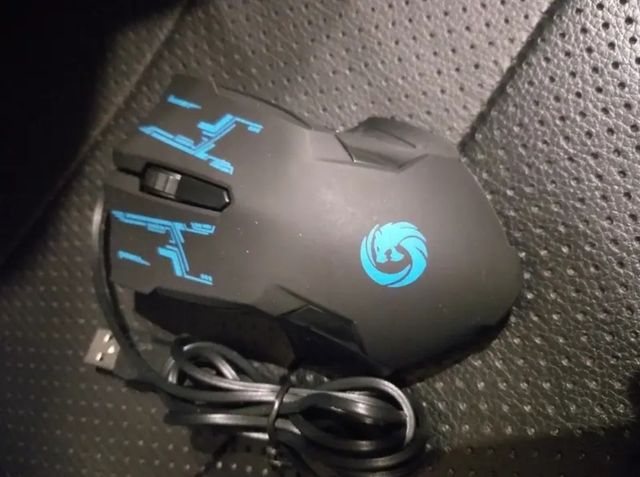 Ratón círculo azul nuevo