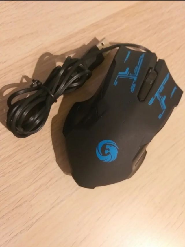 Ratón círculo azul nuevo