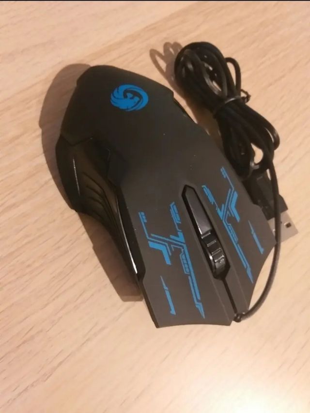 Ratón círculo azul nuevo