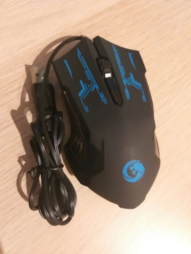 Ratón círculo azul nuevo