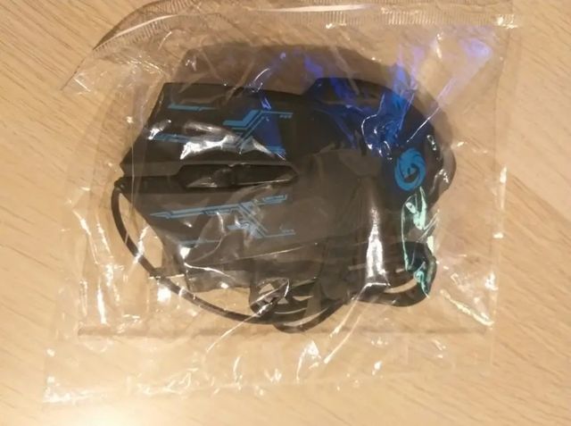 Ratón círculo azul nuevo