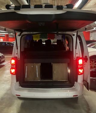 Mueble y colchón camper