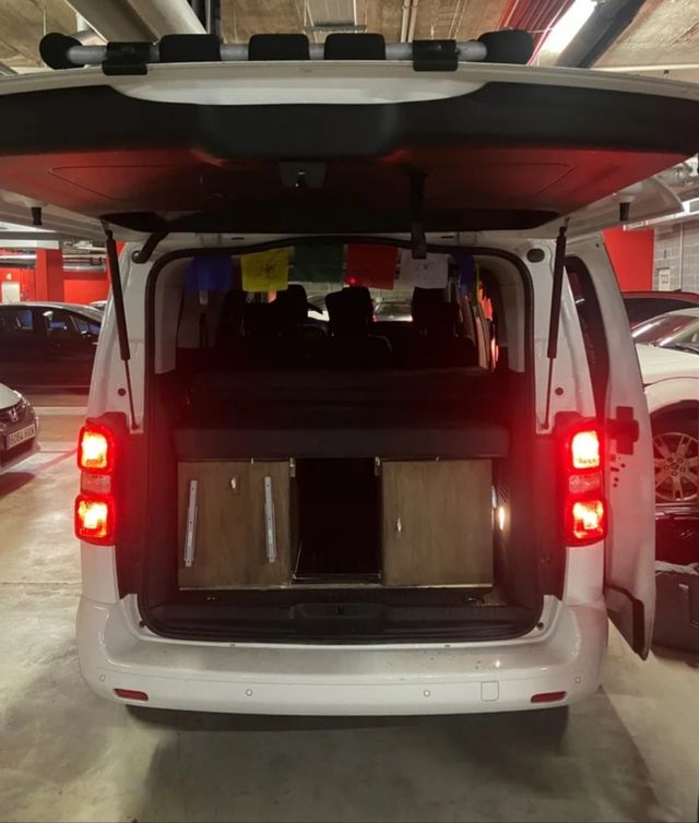 Mueble y colchón camper