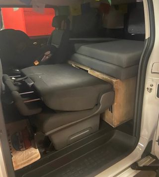 Mueble y colchón camper