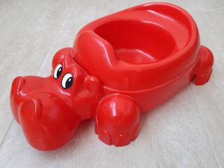 Orinal bebe Hipopótamo Rojo