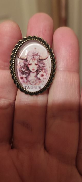 Anillo horóscopos vintage 