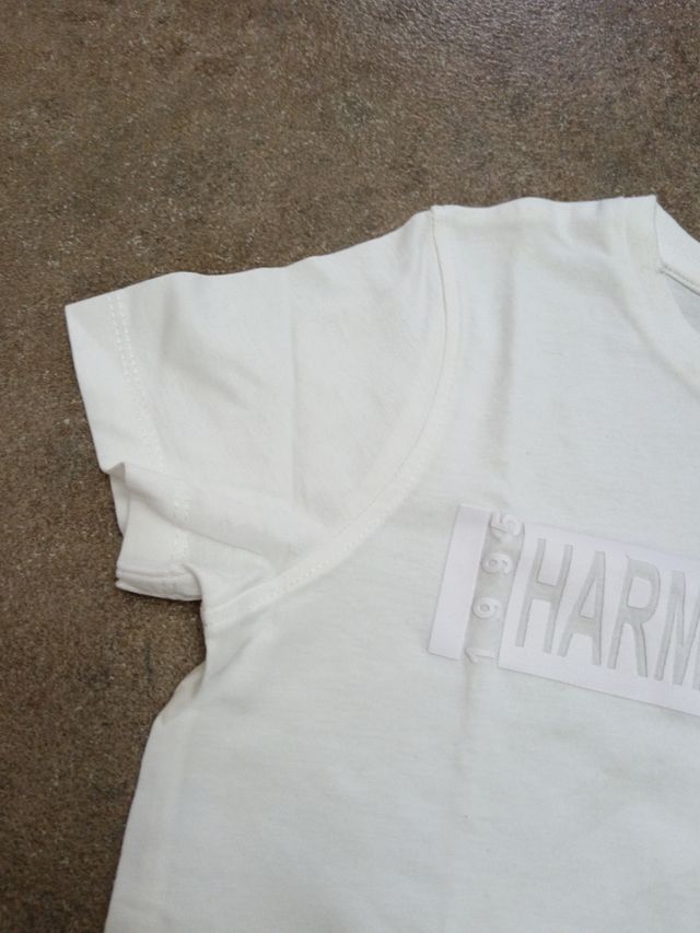 T-shirt bianca bimbo