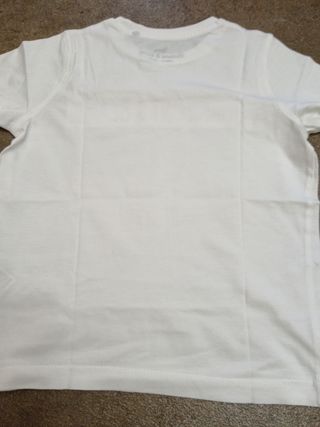 T-shirt bianca bimbo 
