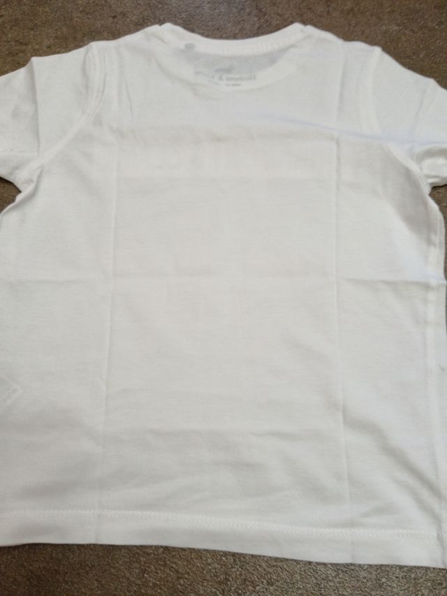 T-shirt bianca bimbo