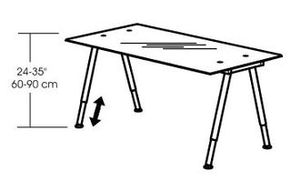 Tavolo scrivania ikea modello Galant