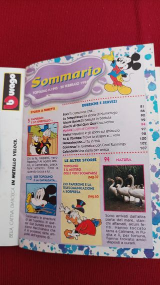 Fumetto Topolino raccolta 127 del 1994