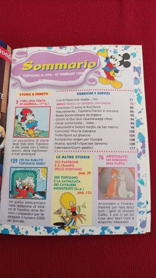 Fumetto Topolino raccolta 127 del 1994