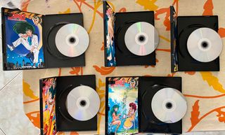 DVD Lamú volumi 1,2,3,4,5 "Rumiko Takahashi"