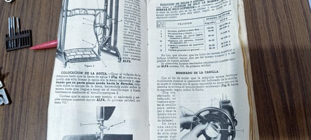Máquina de coser Alfa modelo A