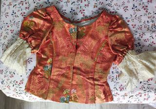 Cuerpo farol fallera espolín Óvalos de Garin