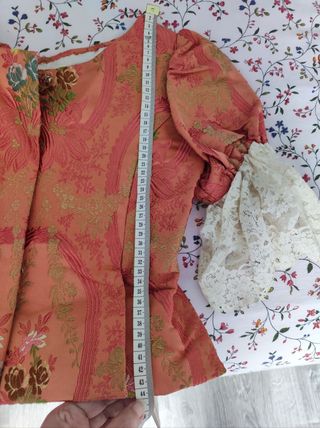 Cuerpo farol fallera espolín Óvalos de Garin