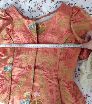 Cuerpo farol fallera espolín Óvalos de Garin